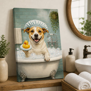 Custom Pet Bathroom Art Canvas – Bubble Bath Edition - Personalized Canvas 1c783fdf-1aef-4f05-b730-3ef18b07e371.jpg