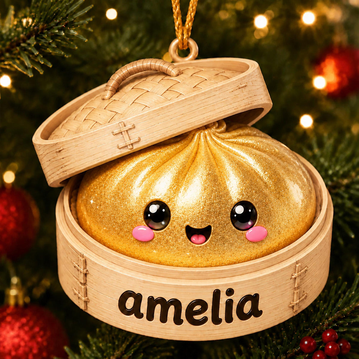 Personalized Glitter Dumpling Ornament, Acrylic Squishy Style Christmas Ornament, Custom Name Ornament, Kids Christmas Gift, Holiday Decor 1c7a8e87-6881-4840-aac2-cb212933b079-3.jpg