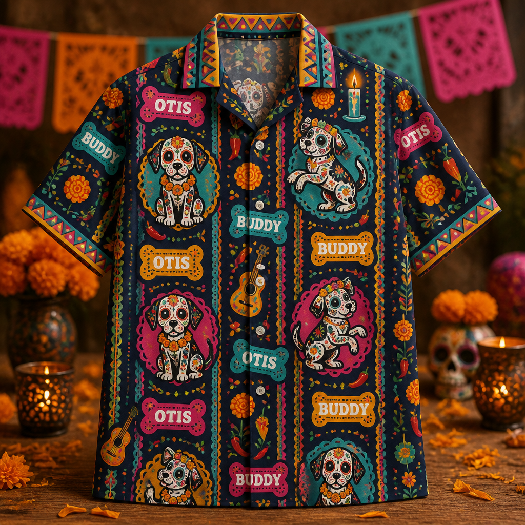 Personalized Sugar Skull Dog Name Hawaiian Shirt - Personalized Hawaiian Shirt 1c7ca4b0-8b89-4c13-bdb8-65cd51205c68.png