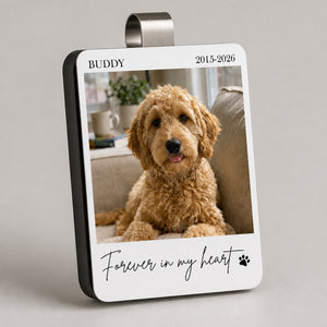 Custom Pet Memorial Car Visor Clip – Photo, Name & Years - Personalized Car Visor Clip 1c86d407-9606-4cee-87e5-e6cfcdfdcdd9.jpg