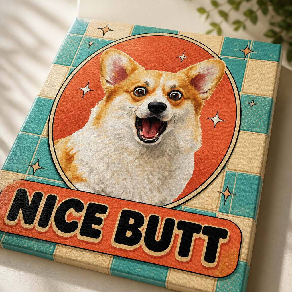 Nice Butt Custom Pet Portrait Canvas – Pop Art Bathroom Print - Personalized Canvas 1c8a9b77-4994-4774-8df5-9dde2d69c439.jpg