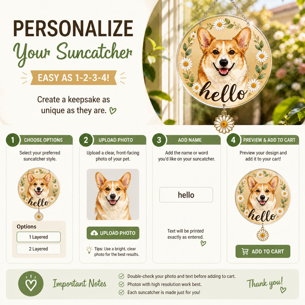 Hello Pet Portrait Doormat - Personalized 1 Layered Suncatcher with Charm 1c8d7fd3-e4be-462e-85cb-710f27390a8b.jpg