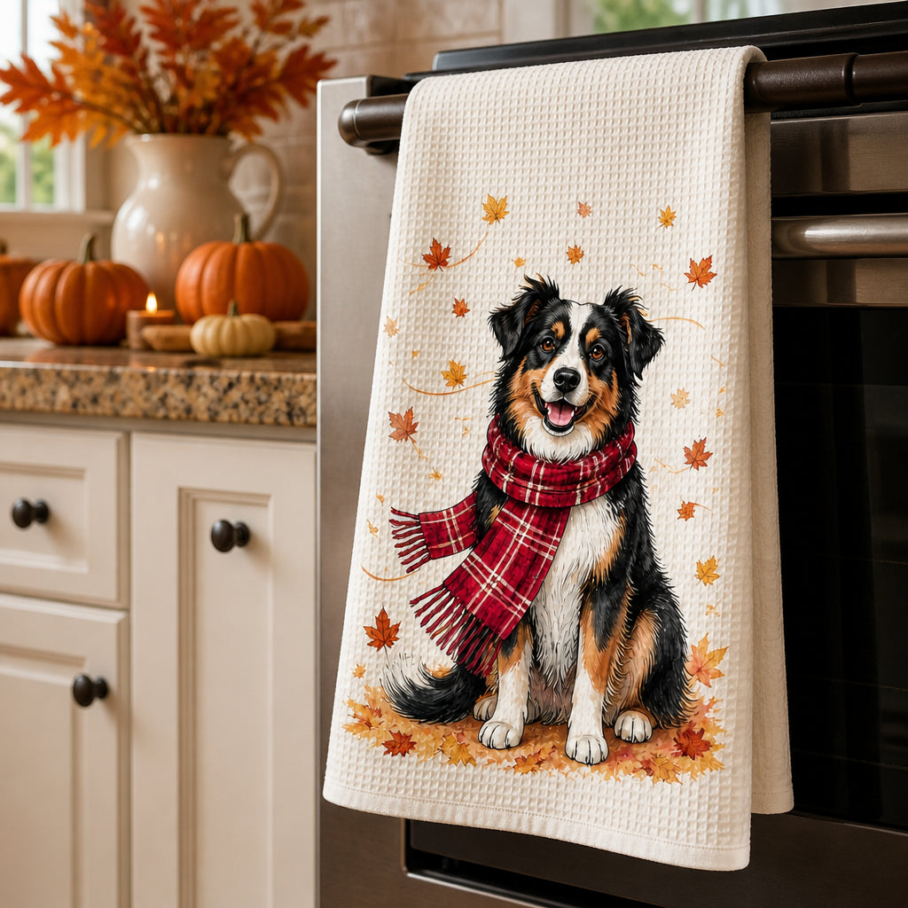 Custom Autumn Pet Portrait Kitchen Towel (Photo to Art) - Personalized Kitchen Towel 1c952958-6397-40a7-b1f4-fe8306036901.jpg