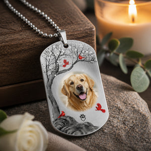 Pet Memorial Dog Tag Necklace – I Will Carry You With Me (Photo + Name & Years) - Personalized Dogtag Necklace 1cad17c3-fc30-4240-a341-bc732f8cd994.jpg