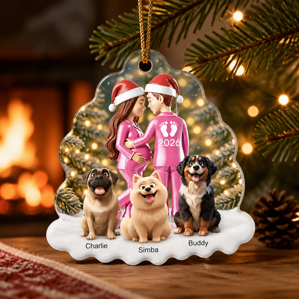 Expecting Family + Pets Christmas Ornament – Photo Illustrated - Personalized Aluminum Ornament 1cbd12c9-6c88-488e-8d20-efb06151cfde.jpg