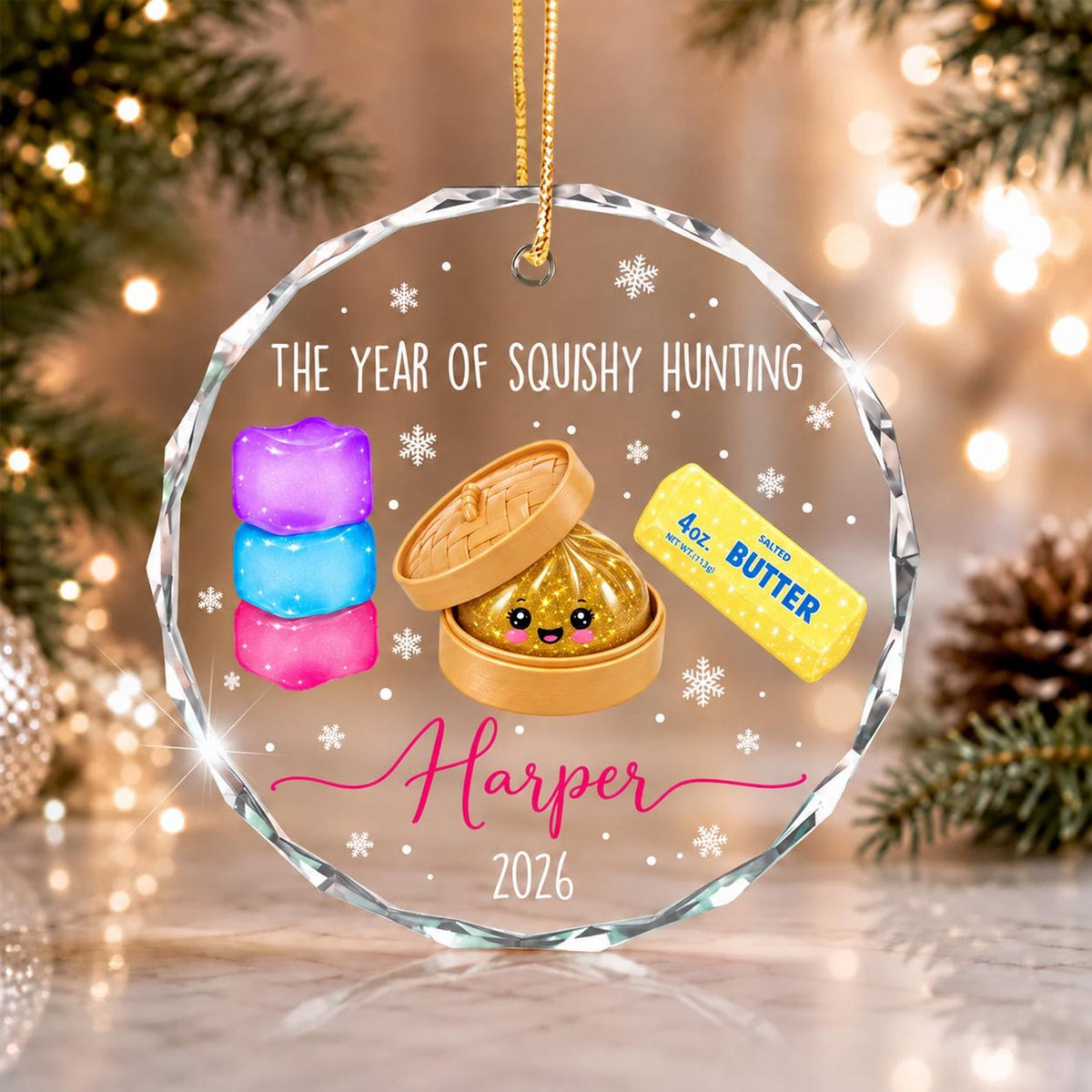 Personalized Squishy Christmas Ornament 2026: Kids Name Ornament, Viral Dumpling Squishy Gift, Girls Christmas Gift, Year Of Squishy Hunting 1cbe8649-07ee-46b3-93ad-f504085e1fae-il_1588xN.8565000489_ckiy.jpg