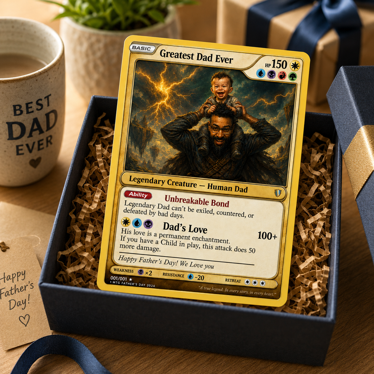 Greatest Dad Ever Personalized Fantasy Trading Card – Custom Father and Child Keepsake Gift for Dad, Father’s Day, Birthday, or Special Occasion 1cc8ff45-c92f-4df0-bf51-6f0d22cb537d-banner-2.png