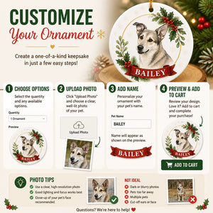 Custom Pet Portrait Holly Wreath Ornament with Name - Personalized Ornament 1cda549e-31d2-4821-931c-1b781e16c012.jpg