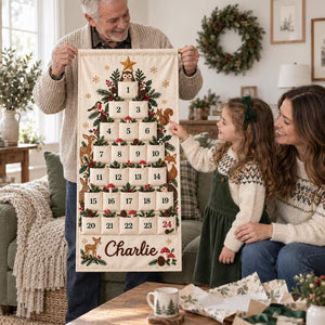 Personalized Christmas Advent Calendar, 24 Fillable Pockets, Reusable Christmas Wall Hanging, Home Countdown for Family Traditions 1cdc966f-b425-4d73-97d0-ec179c9647c8-fgdgfbhnjh-2-.jpg