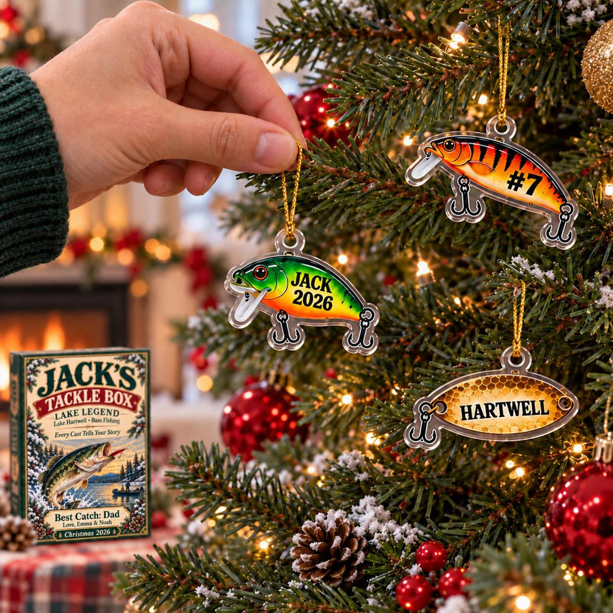 Personalized Fishing Lure Advent Calendar 2026, Bass Fishing Christmas Countdown, Tackle Box Ornaments, Gifts for Dad, Husband and Anglers 1cdf29db-76b6-4b8f-9e93-c093087392a8-il_1588xN.8652997181_q1nh.jpg