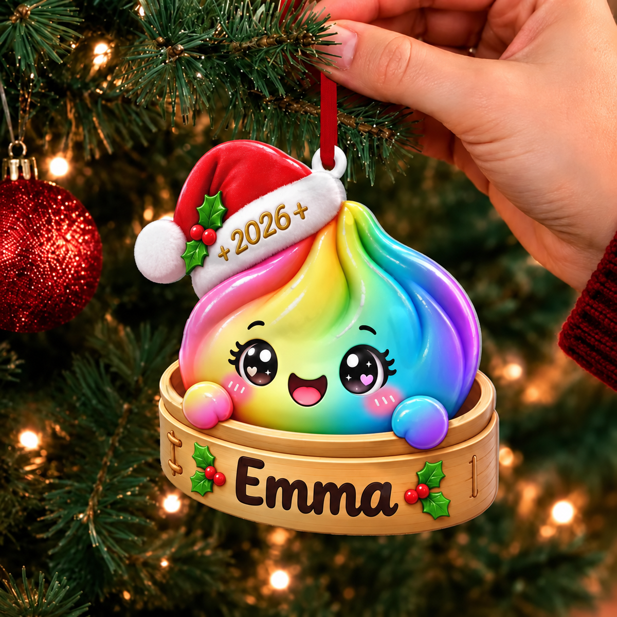Personalized Squishy 3D Ornament, Custom Name Glitter Dumpling Ornament, Bamboo Steamer, Dumpling Lover Gift, Christmas Gift for Kids 1cf0055f-d702-441a-aec0-1849ecc9de92-43b081c3-f553-4794-8adf-ac6195ef1ca6.png