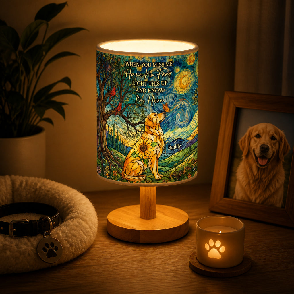 Pet Memorial Custom Fabric Lamp – “Light This Up and Know I’m Here” (Name Personalization) - Personalized Custom Fabric Lamp 1cf73591-78aa-48b0-a00a-d97a1290e3cd.jpg