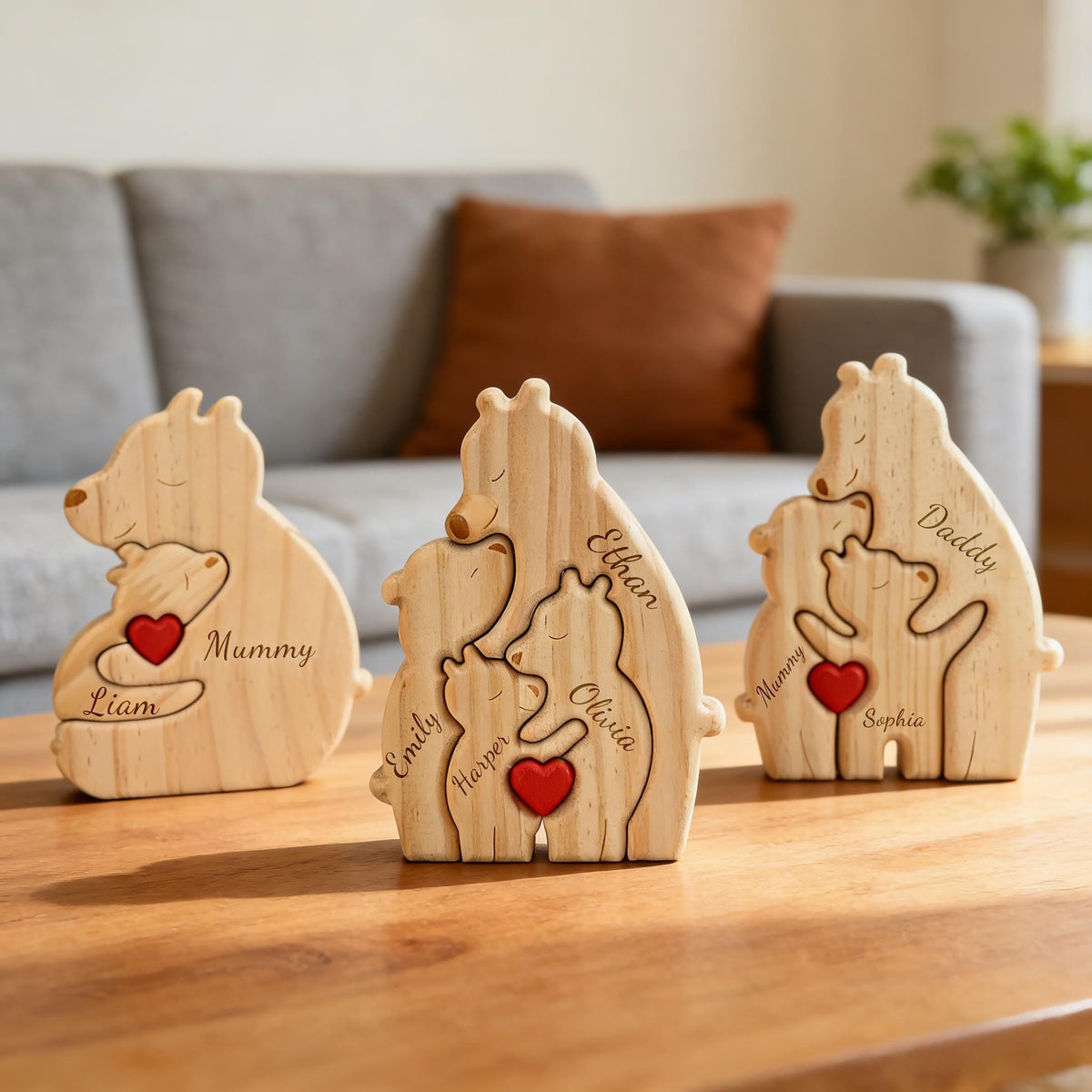 Personalized Wooden Bear Family Puzzle, Custom Engraved Name Animal Decor, Christmas Family Keepsake, New Parents Gifts, Nursery Decor 1cffa05f-967a-4596-b31e-024e95937fdd-il_fullxfull.7906433119_s5kz.jpg