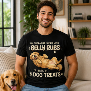 Belly Rubs & Dog Treats Custom Pet Portrait Tee - Personalized T-shirt 1d152cb5-4dd3-4fba-8aec-e76ee953c2b0.jpg