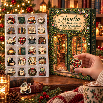 Personalized Book Lover Advent Calendar 2026, 24 Bookish Charms, Custom Reader Christmas Countdown Gift 1d358036-85fd-4141-9473-c1301399f6e1-il_1588xN.8521440812_arjs.jpg