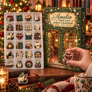 Personalized Book Lover Advent Calendar 2026, 24 Bookish Charms, Custom Reader Christmas Countdown Gift 1d358036-85fd-4141-9473-c1301399f6e1-il_1588xN.8521440812_arjs.jpg