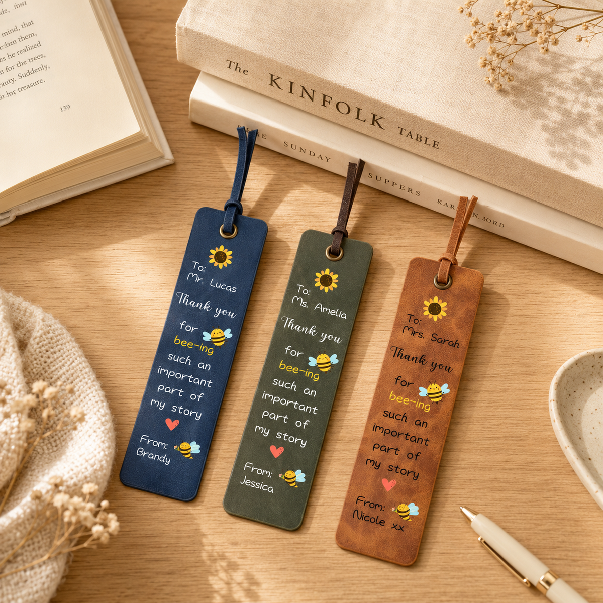 Custom Leather Bookmark with Name, Personalized Reading Gift, Teacher Appreciation Gift, Thank You Gift, Book Lover Present, Teacher Gift 1d4c9bfb-d5c3-4c51-8a19-d7a121528647-banner-1.png