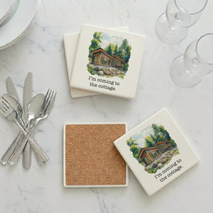 I’m Coming to the Cottage Ceramic Coasters, Hockey Romance Gift 1d4e622f-4a47-4956-858d-bc4859de30c7-4.jpg