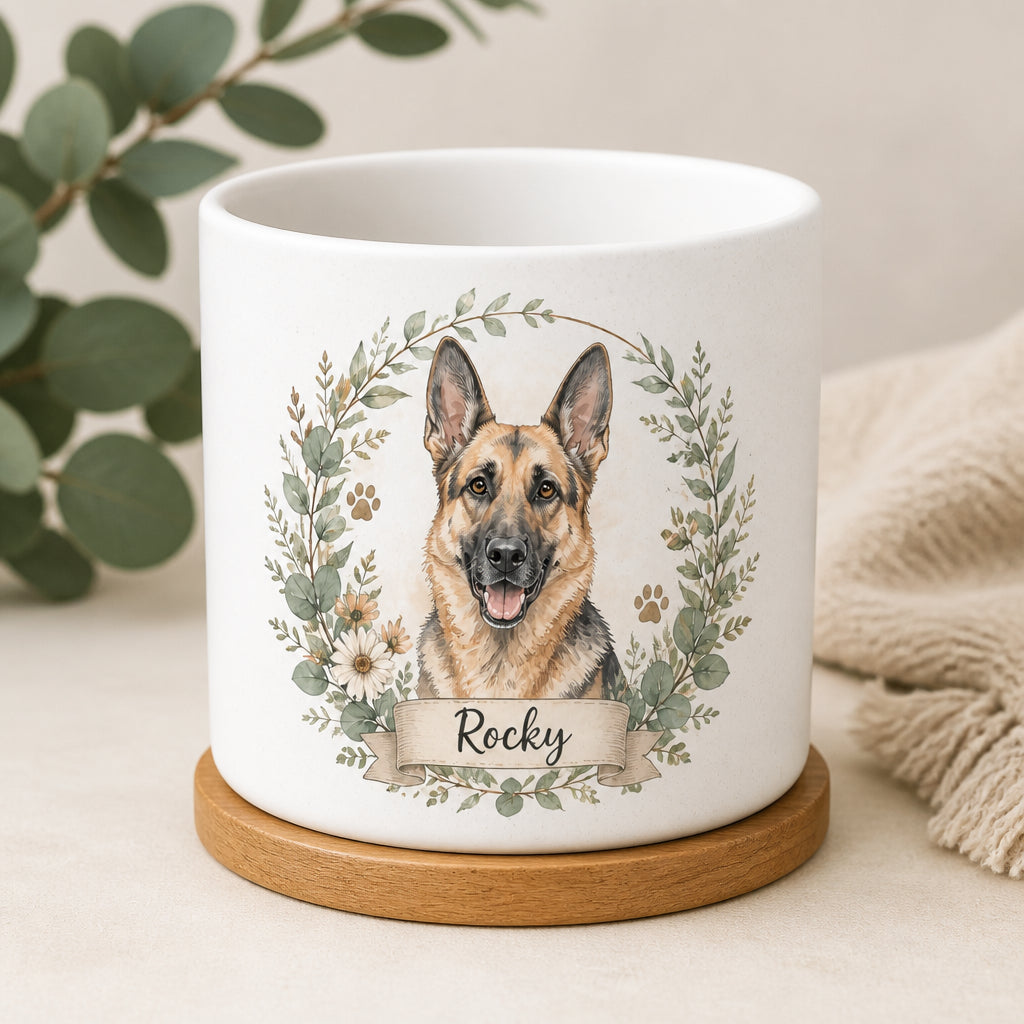 Custom Watercolor Pet Portrait Planter with Botanical Wreath - Personalized Plant Pot & Vase 1d5ae92a-5e29-4690-82f6-df43f2c7a968.jpg