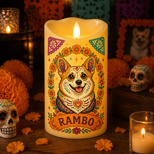 Day of the Dead Pet Photo Candle – Custom Portrait Flameless LED - Personalized Custom Led Flameless Candle 1d92bb9b-4e11-497d-9874-3db39423b848.jpg