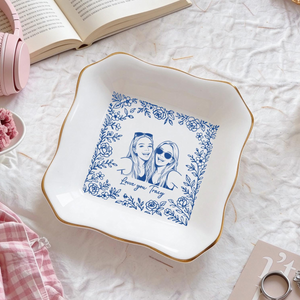 Personalized Bestie Photo Jewelry Dish, Toile De Jouy Jewelry Dish, Wedding Gift for Couple, Bridesmaid Gift 1d98f797-c0e6-4cb0-86d6-ba67c7c3e6a2-3.png