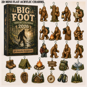 Camping Big Foot Advent Calendar 2026 - 24-Day Festive Countdown, Acrylic Charms Blind Box - Gift For Campers, Family & Friends 1da7c9a0-58c0-4da4-b7da-3cbbafea1e26-big-foot-text.png