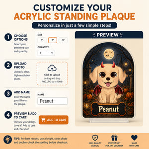 Personalized Halloween Devil Pup Name Standee - Personalized Acrylic Custom shape Standing 1 layer (FS) 1db7166f-2742-4a3b-9412-785bf5b41737.jpg