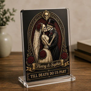 Till Death Do Us Part — Gothic Couple Personalized Acrylic Plaque - Personalized Acrylic Plaque 1dc0f294-ce03-4ad0-8afe-b222b586c12e.jpg