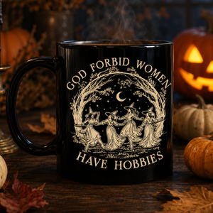 God Forbid Women Have Hobbies Coffee Mug, Feminist Christmas Gift, Witch Mug, Patriarchy Mugs, Witchy Mug, Girl Power Mug, Christmas Mug 1dcd40ef-ec71-496c-b608-7ce0910721ca-banner-1.png