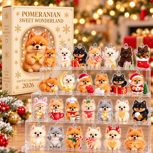 Pomeranian Christmas Advent Calendar 2026, 24 Acrylic Dog Ornaments Countdown Box, Dog Lover Gift & Decor 1dd00da8-976a-4ab9-afed-3919c582d171-21189ed5-30f0-4b8f-bf02-229c5bf02fb4.png