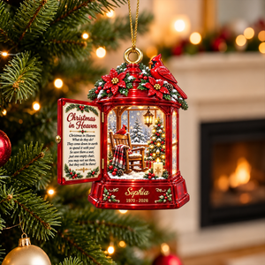 Christmas In Heaven Memorial Cardinal - Custom Christmas Ornament - Real 3D Raised Ornament Memorial Keepsake For Family 1df6e0be-c27a-40c3-b1d1-dd681ce664a1-3.png
