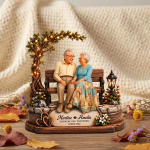 Personalized Grandparents Photo Wooden Block, Growing Old Together Anniversary Gift, Wedding Anniversary Keepsake,Gift For Grandma & Grandpa 1e10c594-5203-40dc-8a35-5d84718b24ad-6.jpg