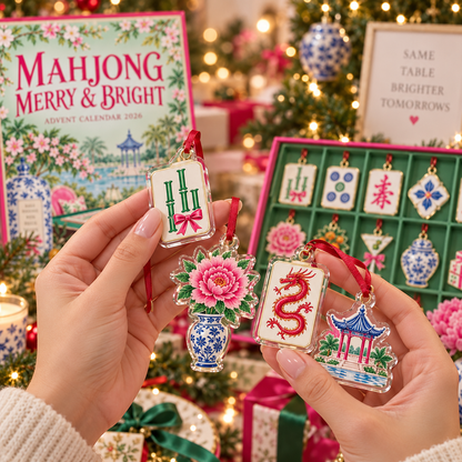 Mahjong Advent Calendar 2026, 24 Days Mahjong Christmas Ornaments, Chinoiserie Holiday Countdown, Mahjong Lover Gift, Mahjong Player Gift 1e1c472c-9e77-4935-a9d7-7b4bb81f0f70-a5f02417-d91c-4784-ba8e-2cbc2e16e9a3.png
