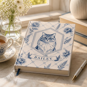Chinoiserie Blue Custom Pet Portrait Hardcover Notebook - Personalized Hardcover Notebook 1e2d643b-7cc9-4ab1-a684-51bc58282463.jpg