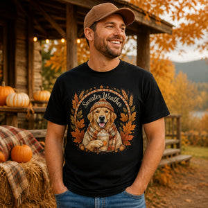 Custom Fall Pet Portrait Tee – Pumpkin Spice Season - Personalized T-shirt 1e300ed0-23b1-4737-9662-694b78125b6d.jpg