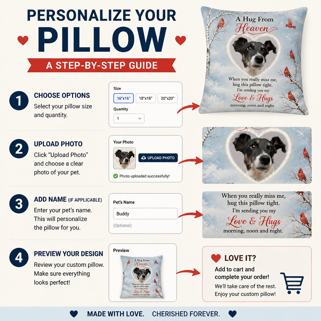 A Hug From Heaven — Pet Memorial Photo Pillow - Personalized Pillow 1e49144b-6561-4c89-bca2-518b02a40fbd.jpg