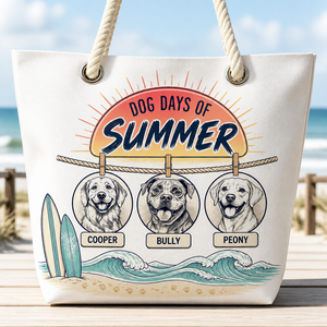 Dog Days of Summer Custom Pet Portrait Beach Tote - Personalized AOP Tote 1e6f0fb6-db38-4eaf-adc2-358db2add7c4.png