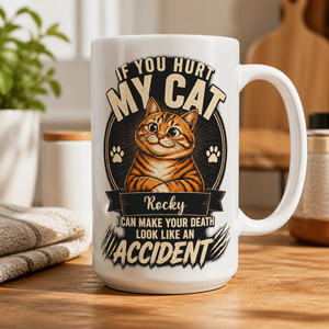 If You Hurt My Cat — Personalized Name Mug - Personalized Mug 1e9c9127-5e77-4e97-95e8-884565304d1b.png