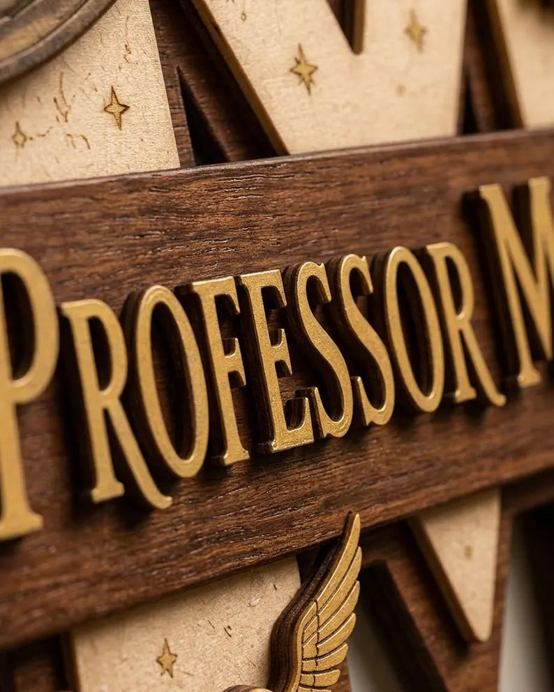 Personalized Wizard Initial Wooden Sign, Custom Teacher Door Hanger, Magical Professor Name Gift 1e9fc5b0-69a1-441e-8632-bb5954f42c2d-hrtfhju-4-.webp