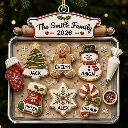 Personalized Family Gingerbread Christmas Ornament 2026, Custom Gingerbread Cookie Ornament with Pets Names, Family Holiday Keepsake Gifts 1eb48c53-b49d-46a1-a491-40bc9209be46-4.jpg