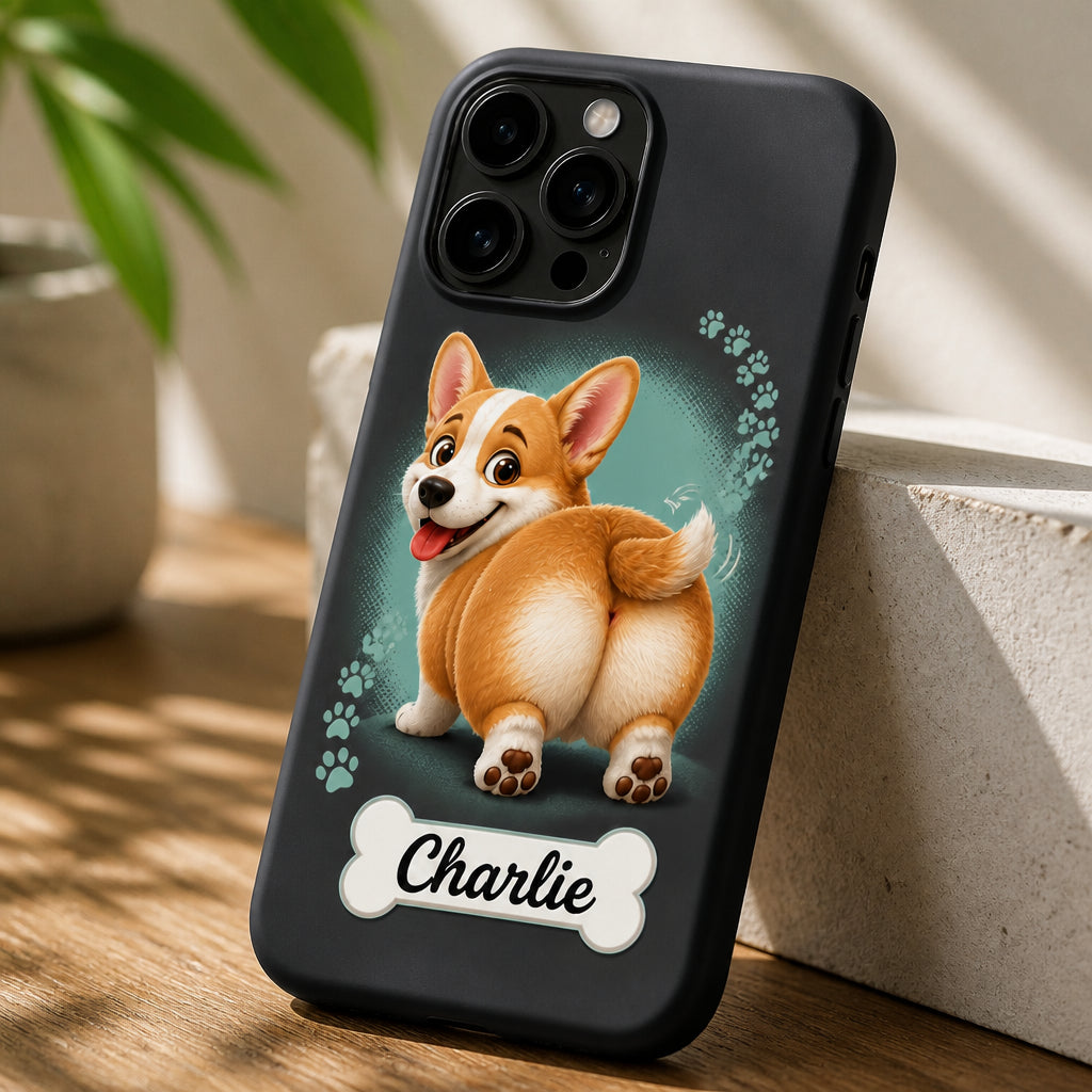 Corgi Booty Personalized Name Phone Case - Personalized Phonecase 1edf54c2-982d-4cbf-872e-3159c03b09be.jpg