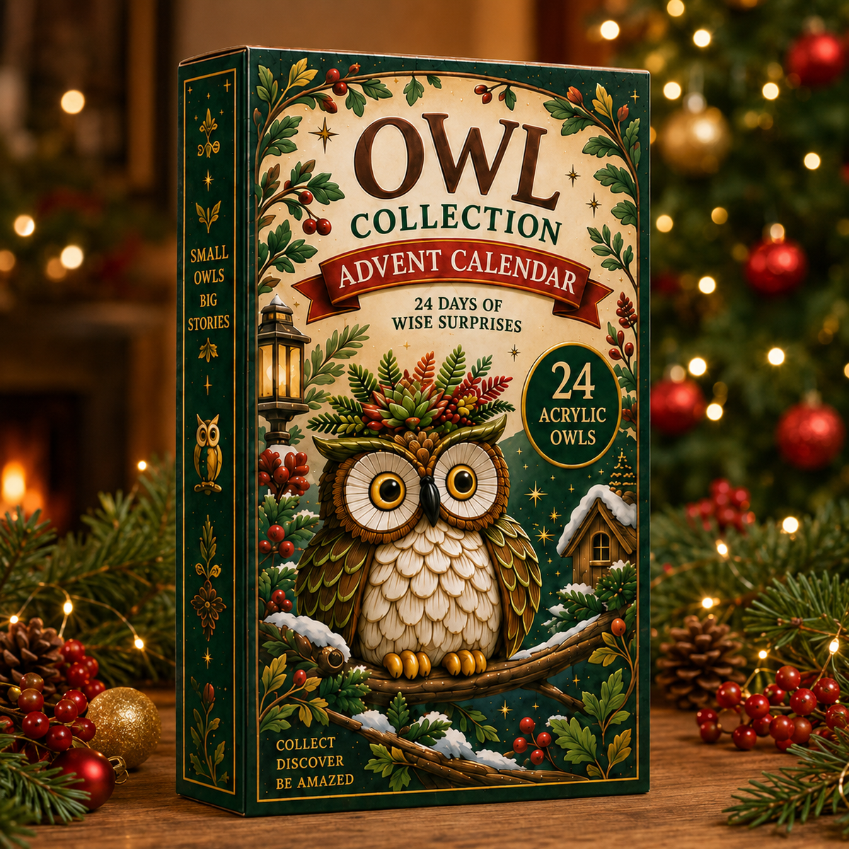 Owl Wonders Advent Calendar 2026 - 24-Day Festive Countdown, Acrylic Charms Blind Box - Gift For Animal Lovers 1ee8d551-ba86-4520-ad39-c3d75c045b70-owl-box.png