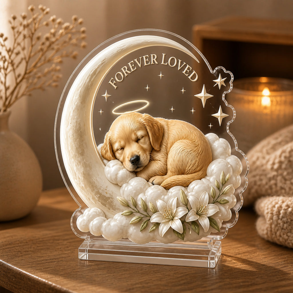 Custom Pet Memorial Crescent Moon Acrylic Standee - Personalized Acrylic Custom shape Standing 1 layer (FS) 1ef6d7df-3fae-4740-977e-e78e155adffa.jpg