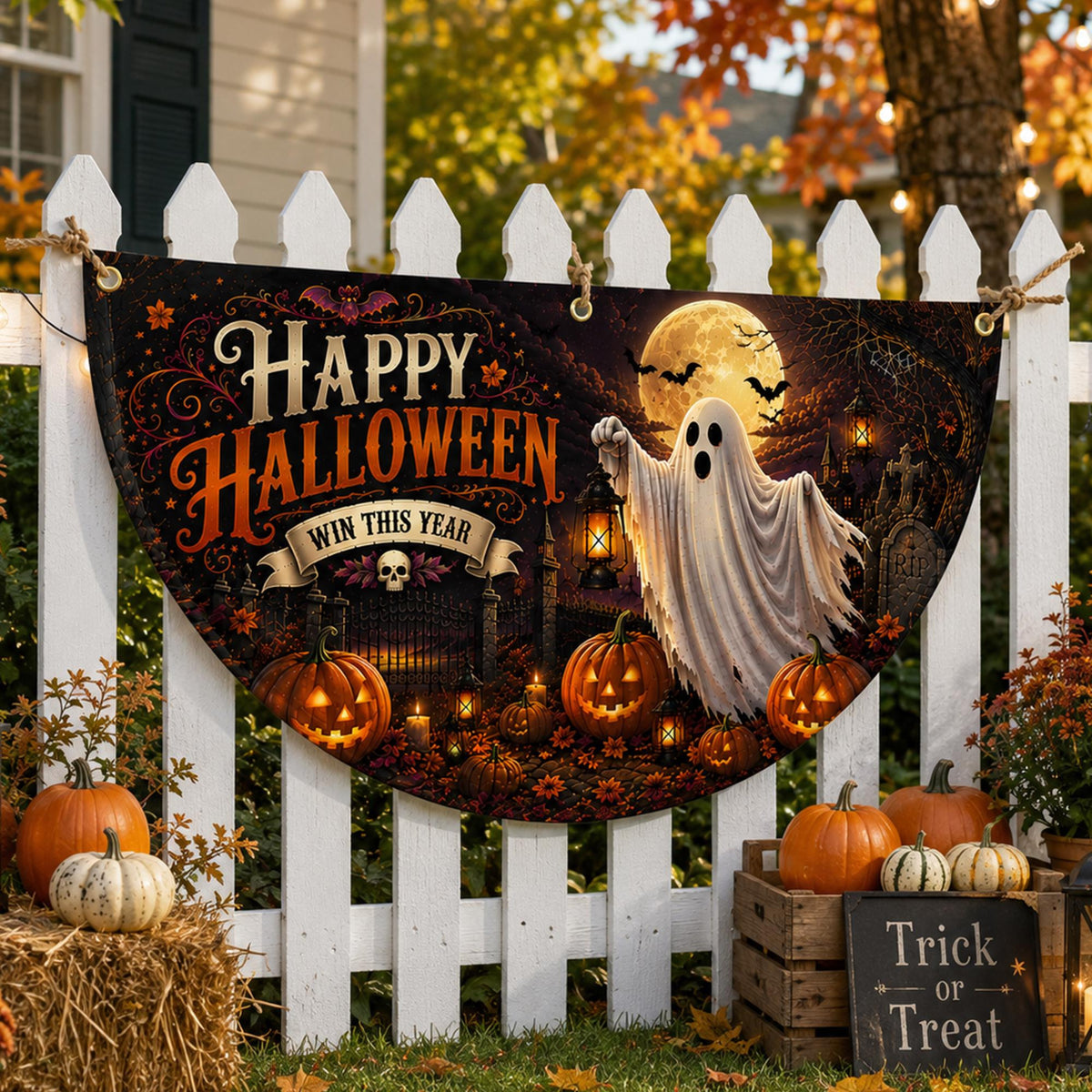 Halloween Half Moon Bunting Flag, Happy Halloween Fan Banner, Front Porch Decor, Fall Outdoor Flag, Front Door Yard Decoration 1f033bc6-6f44-49d6-958c-66037f16595d-3.jpg