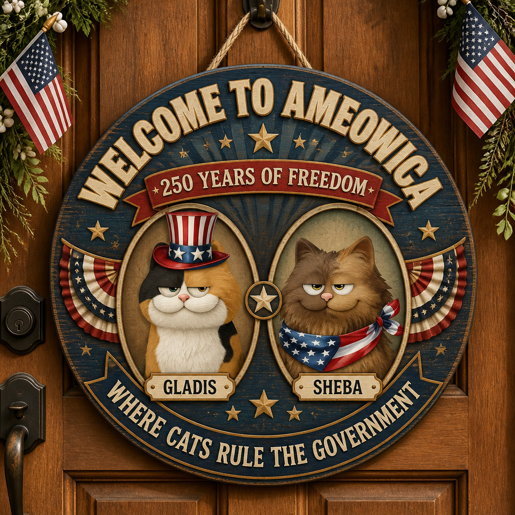 Welcome to Ameowica Custom Cat Portrait Wood Sign - Personalized Wood Sign 1f069ae0-15fb-4e60-9642-ab6ce77d4839.png