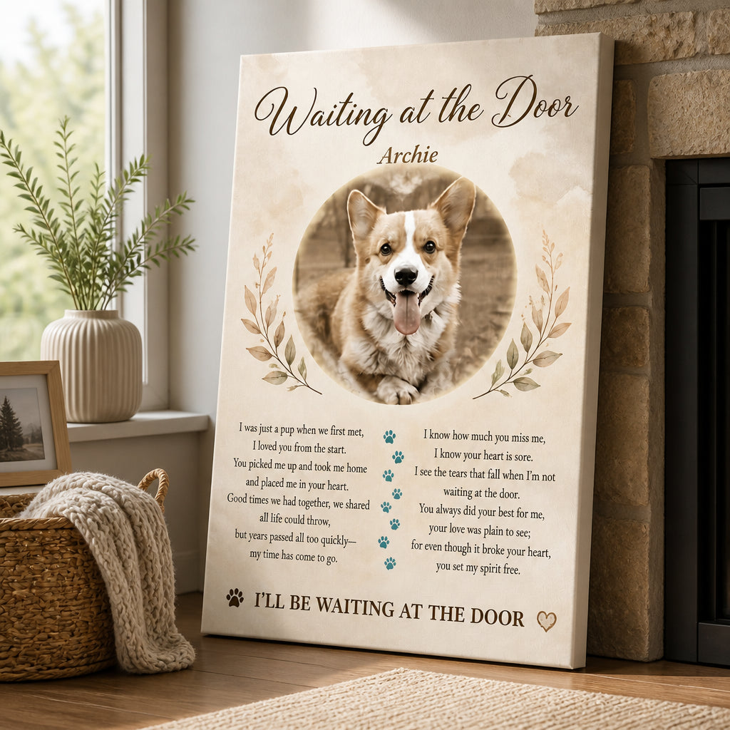 Waiting at the Door Pet Memorial Canvas – Photo + Name - Personalized Canvas 1f0ccd5f-d177-402c-92e8-718788ce1a5c.jpg