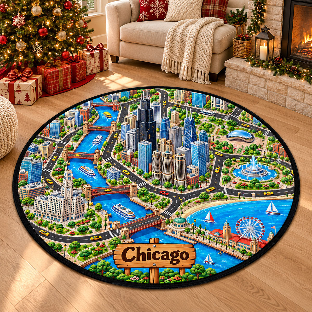 Car Racing Game 3D Illusion Quilted Rug - Personalized Quilted Mat 1f35a9e8-e4f2-490c-9b3d-e7ddb19613ab-5-2-.jpg
