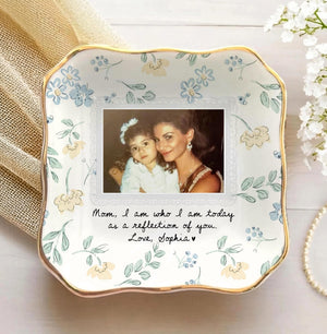 Personalized Mother of The Bride Gift, Picture Jewlery Plate, Custom Mom Photo Jewelry Dish, Wedding Gifts for Mom, Mom Gift 1f369f6b-26e2-4429-ae32-f102d04be743-9.jpg