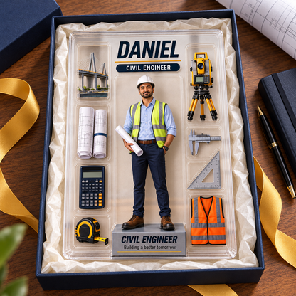 Personalized Civil Engineer Acrylic Table Sign, Custom Photo & Name Plaque, Engineering Desk Decor, Graduation Gift for Engineers 1f925ba1-430e-4f1e-8df6-2ebcf60998ec-B-ng-acrylic-k-s-x-y-d-ng-Daniel-2.png