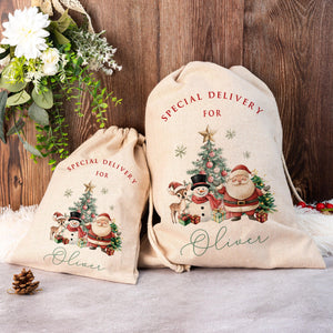 Personalised Santa Sack, Xmas Toy Sack with Name, Special Delivery Christmas Eve Sack, Christmas Present Sack, Xmas Gifts For Kids, Santa Sack 1fb34e12-fcb8-4999-86d4-530ae54e799e-4.jpg